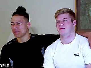 Watch Y/o Buttfuck Cherry Jock take on Mani's hard cock in interracial anal action!