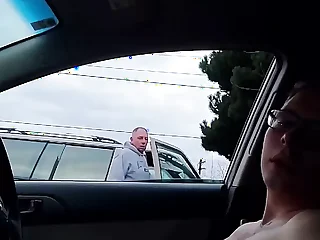 Elder otter and youthful otter take turns rubbin' and masturbating off in public