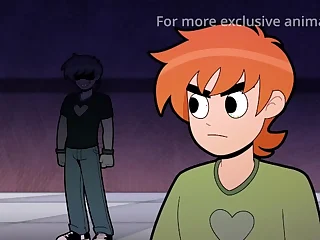 Fortunate-Lui heads mischievous with Scott Pilgrim's ample fuck-stick in her first-ever ever no condom ass-fuck session